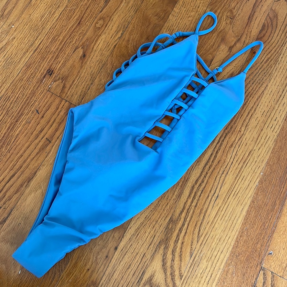 Montce swim one piece. Size xs. nwot blue swimwear